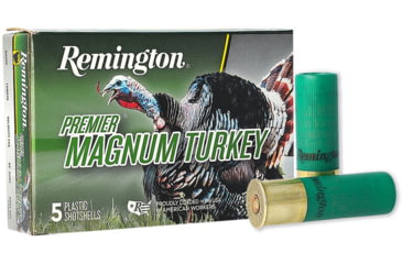 Image of Remington Premier HV Magnum Copper Plated 12 Gauge 1 3/4 oz 3in 1300 ft/s #4 Centerfire Shotgun Ammo, 5 Rounds, 28029