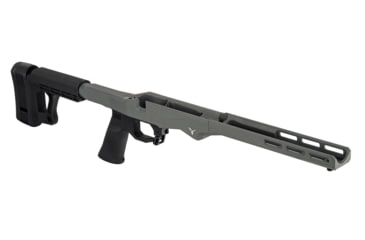 Image of TRYBE Defense R.O.C.S. Rapid Offense Chassis System, Remington Model 700 Short Action, Gray, TRBCHASREMSA-GR