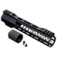 TRYBE Defense AR-15 M-LOK 9in Extra Lightweight Handguard w/ Cut Away Rail, Black, 9 Inch, HDG9CR-BL