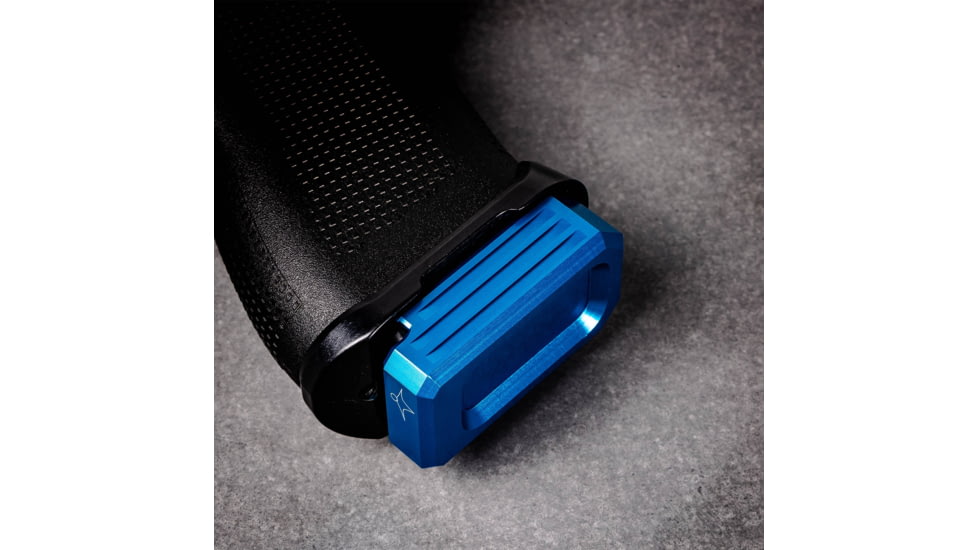 Lockstep Arms Glock 43X/48 Flat Base Plate, Blue, LA-G43X-100-BLU-0RD