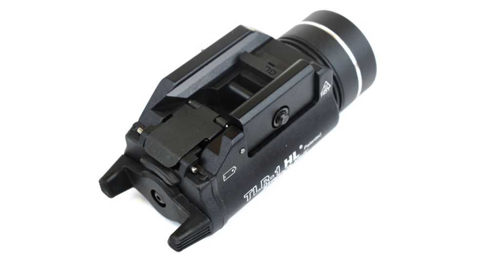 Streamlight TLR-1 HL LED Rail-Mounted Tactical Flashlight, 800 Lumens w/Lithium Batteries, Black, 69260