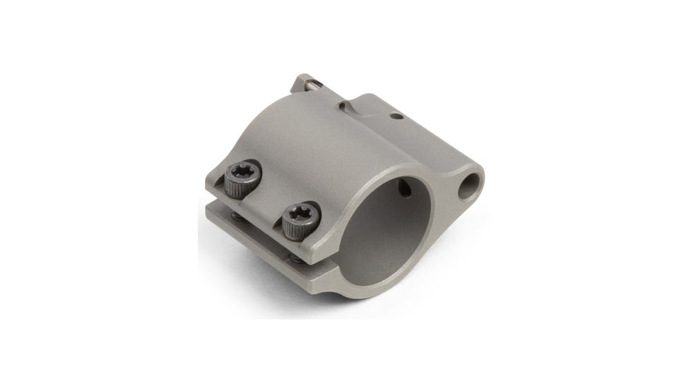 Superlative Arms Adjustable Bleed Off AR-15/AR-10 Gas Block, .750in, Clamp On , Stainless Steel Matte, Steel Grey, SABO-DI-750CS