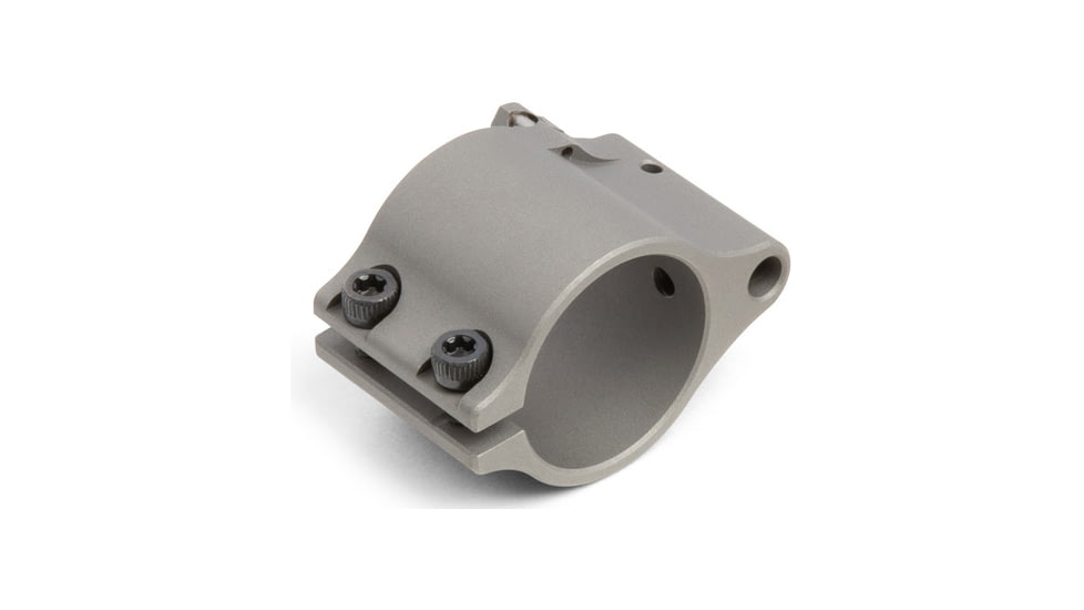 Superlative Arms Adjustable Bleed Off AR-15/AR-10 Gas Block, .936in, Clamp On , Stainless Steel Matte, Steel Grey, SABO-DI-936CS