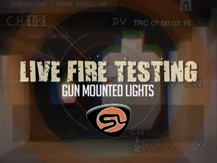 opplanet streamlight live fire testing with gun mounted lights video