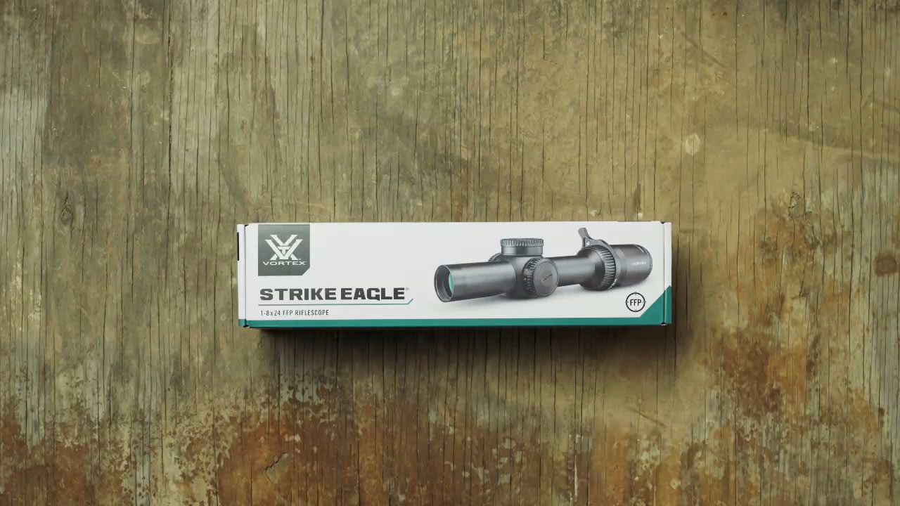 opplanet vortex strike eagle 1 8x24 ffp rifle scope unboxing video