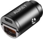 AUKEY CC-A3 dupla portos USB-C USB-A 30W autós töltő (608119199839)