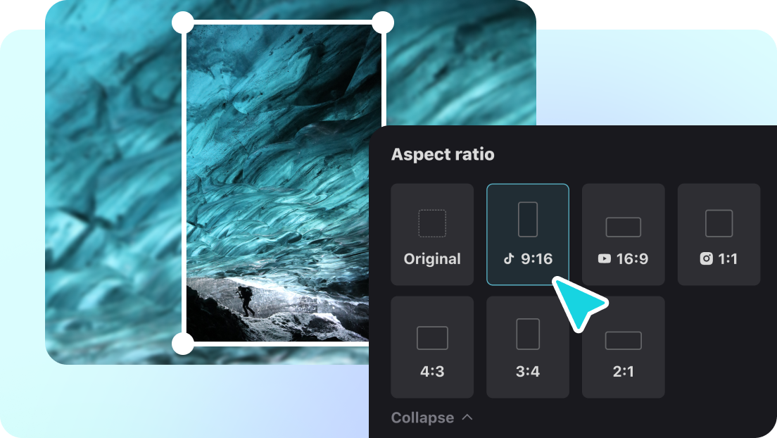 Resize a video for multiplatform purposes