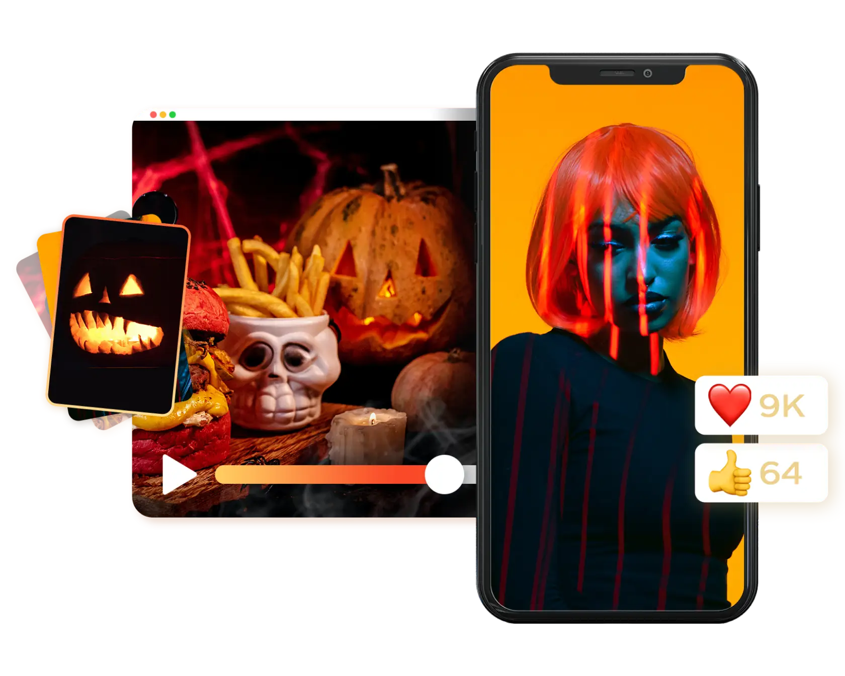 Create Unique Halloween Video for Free