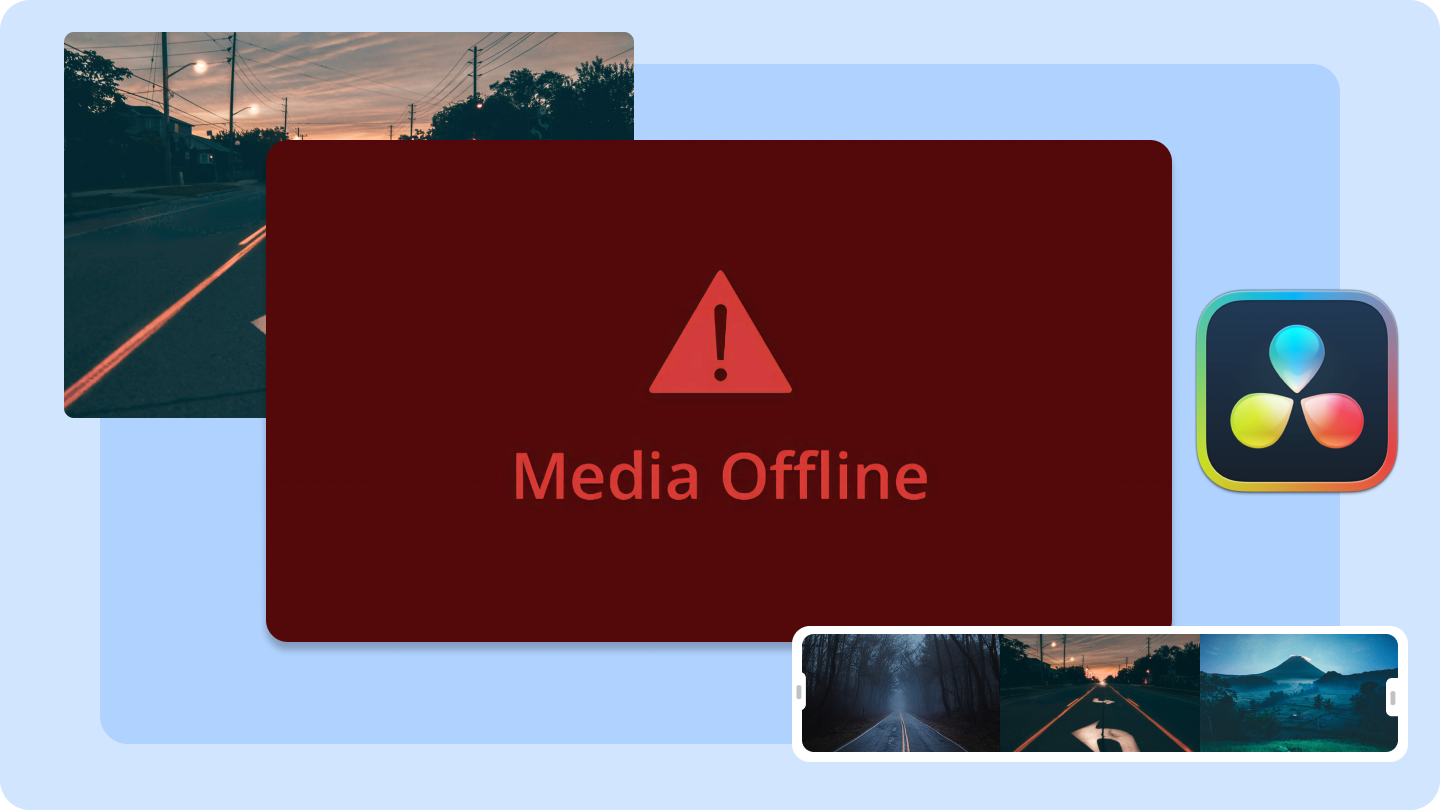 DaVinci Resolve media offline