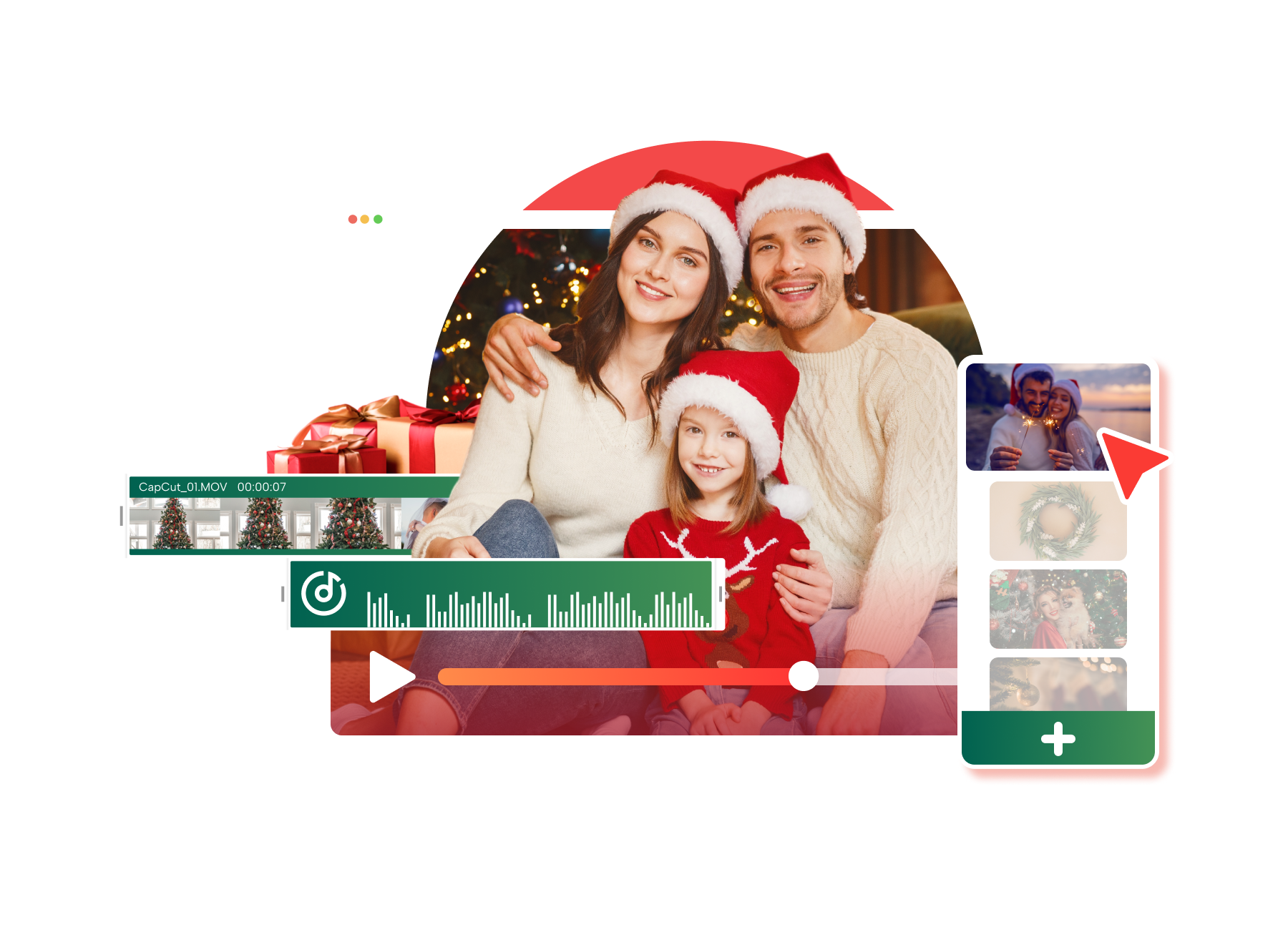 Libreng Christmas Video Maker Online