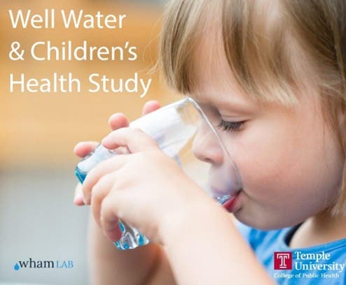 Private Well Water & Childhood Health Study in PA