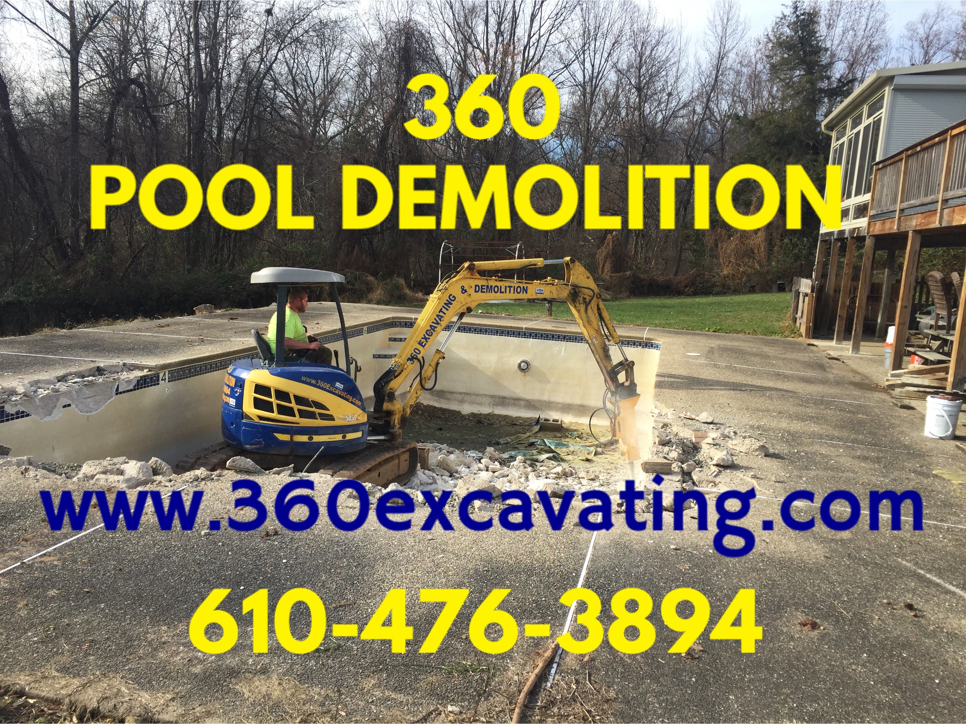 Swimming Pool Demolition Removal 