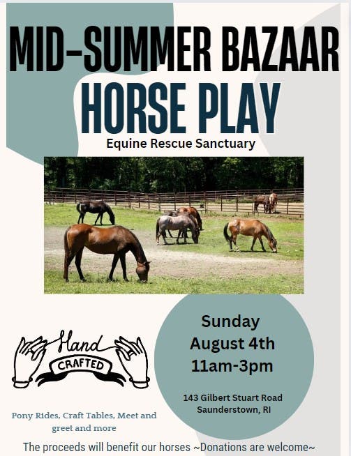 Horse Play's Mid Summer Bazaar