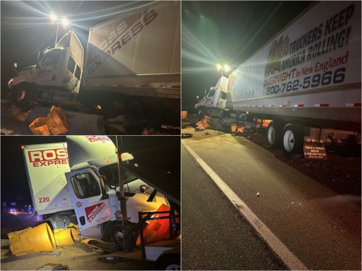 RI Trucker Falls Asleep, Crashes In NH Construction Zone: State Police