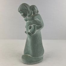 Isabel Bloom 2001 Girl Giving Piggy Back Ride Signed Statue