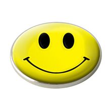 Asbri Yellow Smiley Golf Ball Marker.