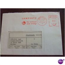 Germany 1973 Postal automation cover Berlin postal history machine slogan