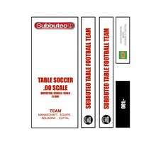 Table Football Subbuteo Label ref 081