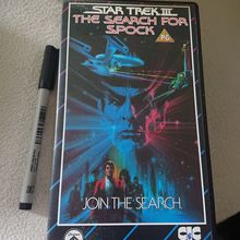 STAR TREK III SEARCH FOR SPOCK 1989 2ndISSUE Cert Ex rental VHS CIC video NO DVD