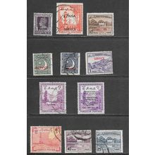 PAKISTAN 1947 RANGE 11 STAMPS &pound;1 LOT