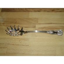 Silver Plated Spaghetti / Pasta Serving Spoon