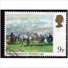 Great Britain 1979 Derby Horseracing 9p Mahmoud Used 2 SG 1087 Sc 863 stamp