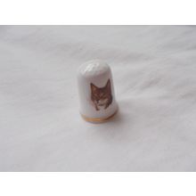 CAT LOVER/ depicting image both sides THIMBLE x 1 (16/11) #