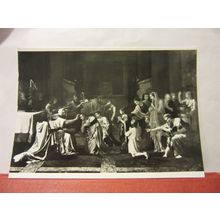 SACRAMENT OF confirmation by Poussin unused postcard /