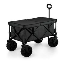 Elite All-Terrain Beach Utility Wagon Foldable Portable Dark Gray