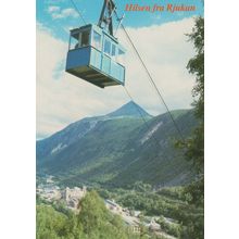 The Krossobane Cable Car - Rjukan - Telemark - Norway - Postcard