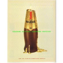 Michelob Beer Lager Candle Original Magazine Advert L005609