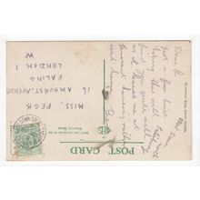 1909 West Down South Camp Devizes Single Ring Postmark on Postcard