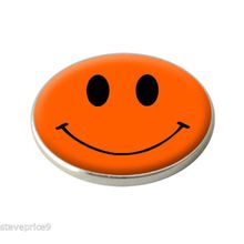 Asbri Orange Smiley Golf Ball Marker.