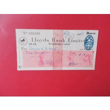 CHEQUE USED 11TH 5 1951 (24/06 )