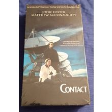 Contact VHS 1997 Warner Bros Jodie Foster/Mathew McConaughey New! Sealed! PG