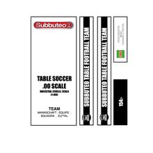 Table Football Subbuteo Label ref 154