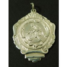 Vintage Plymouth Corinthians Cycling Open 50 Solid Silver Pocket Watch Medal Fob