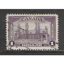 CANADA 1937 $1 CHATEAU DE RAMEZAY USED SG 367 SG367