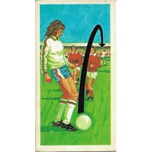 Play Better Soccer 1976 Brooke Bond Tea Card 27 - The Chip Pass