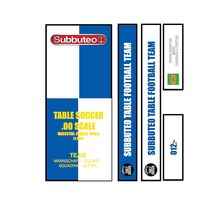 Table Football Subbuteo Label ref 012