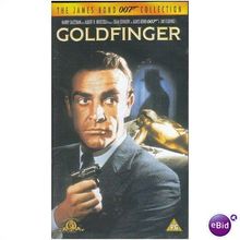 JAMES BOND 007 GOLDFINGER VHS VIDEO CASSETTE