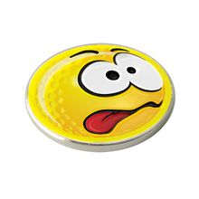 Asbri Yellow Smiley Crazy Golf Ball Marker.