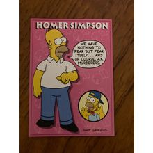 The Simpsons Series 1 Promo trading Card # P4 Homer Simpson (A) 1993 SkyBox