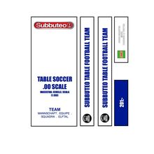 Table Football Subbuteo Label ref 201