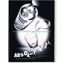 Absolut 2001 Vodka Sweden Original Magazine Advert L005804