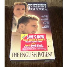 The English Patient (VHS 1996) Ralph Fiennes, Juliette Binoche NEW! Sealed! R