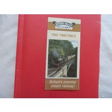 SEVERN VALLEY TRAIN TIMETABLE (25/07) WILL POST O.SEAS
