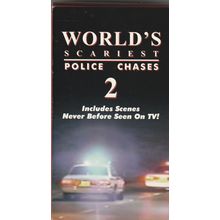 WORLD'S SCARIEST POLICE CHASES #2 VHS - Scenes Never Before Seen On TV (1997)