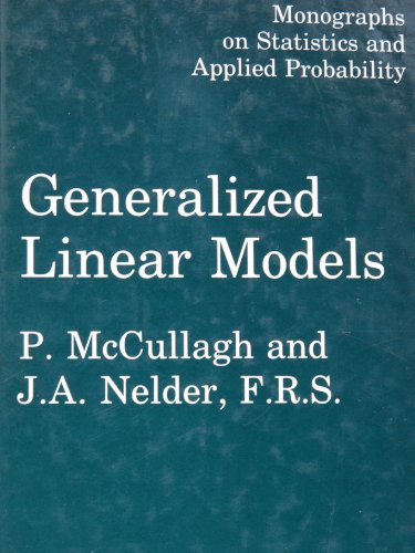 9780412238505: Generalized Linear Models (Monographs on Statistics & Applied Probability)