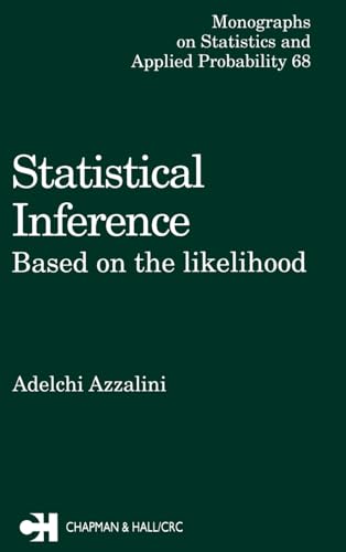 Stock image for Statistical Inference: Based on the Likelihood for sale by Revaluation Books